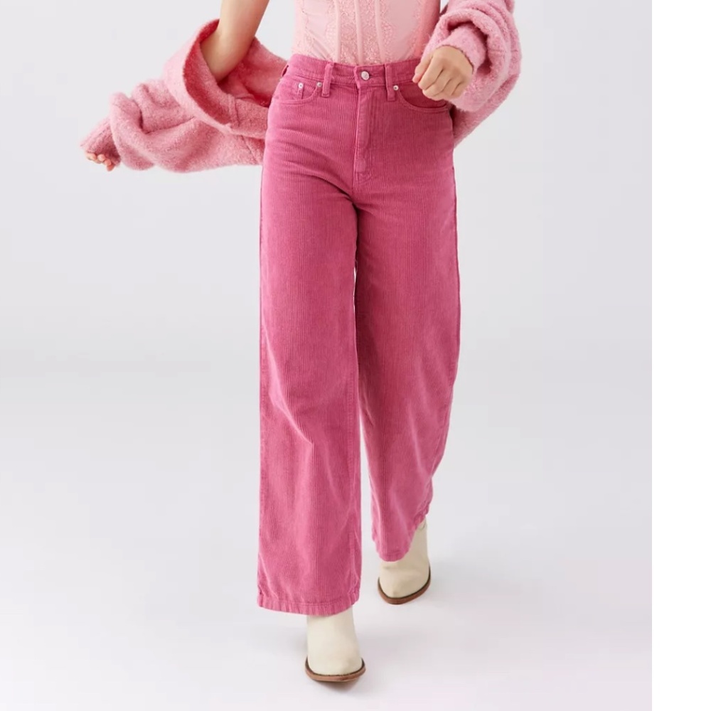 BDG High & Wide Corduroy Boho Peasant Hipster Hippie Art Chic Modern Artsy Pant